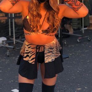 Zalie Tiger Rave Set/ Costume